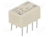 Relay: electromagnetic; DPDT; Ucoil: 24VDC; Icontacts max: 1A; G6K OMRON Electronic Components