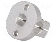 Mounting coupler; D: 12mm; S: 10mm; Base dia: 38mm; H: 25mm ELESA+GANTER