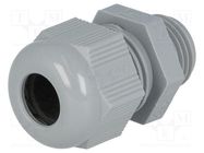 Cable gland; M16; 1.5; IP68; polyamide; dark grey; HELUTOP HT-M HELUKABEL