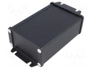 Enclosure: with panel; with fixing lugs; 1457; X: 84mm; Y: 120mm HAMMOND