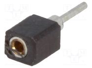 Connector: pin strips; socket; female; PIN: 1; straight; 2mm; THT CONNFLY