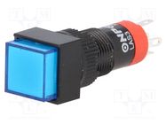 Switch: push-button; Pos: 2; SPDT; 0.5A/250VAC; 1A/24VDC; ON-(ON) ONPOW