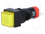 Switch: push-button; Pos: 2; SPDT; 0.5A/250VAC; 1A/24VDC; ON-(ON) ONPOW