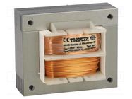 Transformer: mains; 20VA; 230VAC; 12V; 12V; 840mA; 840mA; screw type INDEL