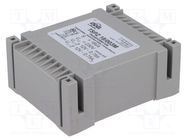 Transformer: encapsulated; 18VA; 230VAC; 12V; 12V; 750mA; 750mA; PCB 