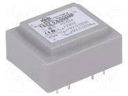 Transformer: encapsulated; 0.6VA; 230VAC; 9V; 9V; 33mA; 33mA; PCB INDEL