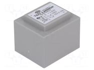 Transformer: encapsulated; 2.4VA; 230VAC; 15V; 160mA; PCB; IP00 INDEL