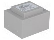 Transformer: encapsulated; 12VA; 230VAC; 24V; 500mA; PCB; IP00 INDEL