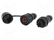 Connector: AC supply; screw terminal; male + female; TH405; 17.5A TECHNO