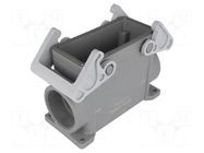 Enclosure: for HDC connectors; T-TYPE; size 77.27; plastic; M40 ILME