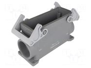 Enclosure: for HDC connectors; T-TYPE; size 104.27; plastic; M40 ILME