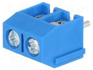 Connector: PCB terminal block; terminal; 16A; 250V; angled 90° NINIGI