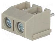 Connector: PCB terminal block; terminal; 16A; 250V; angled 90° NINIGI
