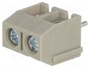 Connector: PCB terminal block; terminal; 16A; 250V; angled 90° NINIGI