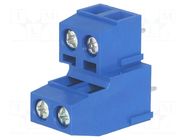 Connector: PCB terminal block; terminal; angled 90°; double deck NINIGI