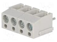 Connector: PCB terminal block; terminal; 16A; 250V; angled 90° NINIGI