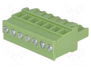 Connector: pluggable terminal block; plug; female; 15A; 300V; 1x7 XINYA