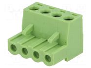 Connector: pluggable terminal block; plug; female; 12A; 250V; 1x4 XINYA