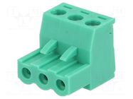 Connector: pluggable terminal block; plug; female; 11A; 300V; 1x3 KARSON