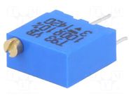 Potentiometer: mounting; multiturn; 100Ω; 500mW; THT; ±10%; linear VISHAY