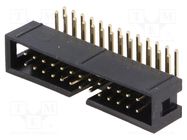 Socket; IDC; male; PIN: 26; angled 90°; THT; gold-plated; 2.54mm Amphenol Communications Solutions