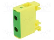 Splice terminal: rail; 1.5÷16mm2; ways: 1; terminals: 2; polyamide OUNEVA