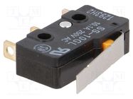 Microswitch SNAP ACTION; 10A/250VAC; with lever; SPDT; ON-(ON) OMRON Electronic Components