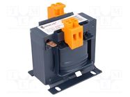 Transformer: mains; 63VA; 230VAC; 24V; Leads: terminal block; IP00 BREVE TUFVASSONS