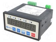 Counter: electronical; LED; pulses; -99999÷999999; supply; IP64 SIMEX