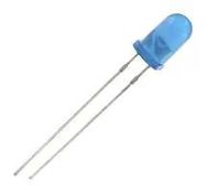 LED, BLUE, 1CD, 470NM, 5MM