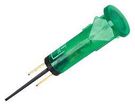 NEON INDICATOR, GREEN, 10MM, DOME, 250V