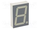 Display: LED; 7-segment; 38mm; 1.5"; No.char: 1; red/green; anode KINGBRIGHT ELECTRONIC
