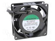 Fan: AC; axial; 115VAC; 80x80x25mm; 37m3/h(±5%); 34.5dBA; 2900rpm SUNON