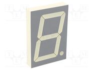 Display: LED; 7-segment; 56.9mm; 2.3"; No.char: 1; green; 12÷53mcd KINGBRIGHT ELECTRONIC