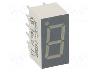 Display: LED; 7-segment; 9.14mm; 0.36"; No.char: 1; green; anode KINGBRIGHT ELECTRONIC