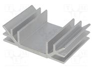 Heatsink: extruded; U; L: 50mm; W: 70mm; H: 19mm; aluminium STONECOLD