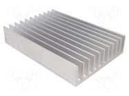 Heatsink: extruded; grilled; L: 180mm; W: 124mm; H: 35mm; aluminium STONECOLD