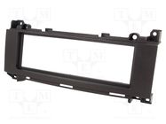 Radio frame; Mercedes; 1 DIN; black ACV