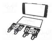 Radio frame; Toyota; 2 DIN; black 