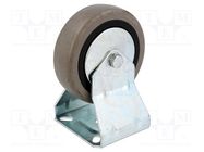 Transport wheel; Ø: 80mm; W: 24mm; H: 104mm; rigid; 550N; RE.C7 ELESA+GANTER