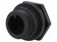 Connector: circular; socket; male; PIN: 2; 250V; w/o contacts; IP68 BULGIN
