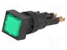 Control lamp; 16mm; RMQ-16; -25÷70°C; Ø16.2mm; green EATON ELECTRIC
