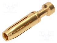 Contact; female; copper alloy; gold-plated; 1mm2; 18AWG; crimped HARTING