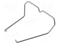 Fastening clip; metal; 29mm; PT SCHRACK