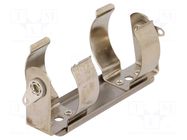 Holder; D,R20; Batt.no: 1; on panel; solder lugs; phenolic KEYSTONE