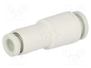 Push-in fitting; straight,reductive; -1÷10bar; polypropylene SMC