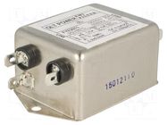 Filter: anti-interference; 250VAC; Cx: 100nF; Cy: 3.3nF; 0.9mH; 10MΩ QLT POWER