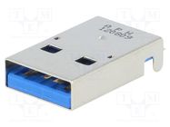 Plug; USB A; on PCBs; SMT; horizontal; USB 3.0; gold-plated Amphenol Communications Solutions