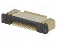 Connector: FFC/FPC; SMT; 0.5A; 50V; PIN: 12; 0.5mm; horizontal; 30mΩ JOINT TECH