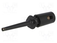 Clip-on probe; hook type; 0.3A; 60VDC; black; Overall len: 40mm 